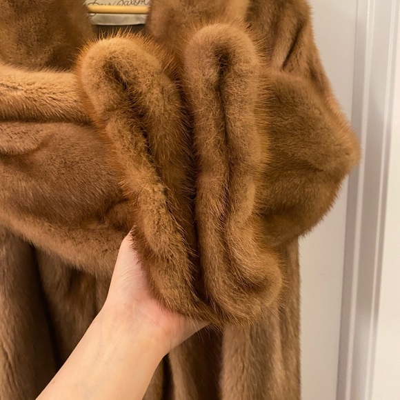 Eaton Golden Mink fur Coat Jacket - Picture 2 of 3
